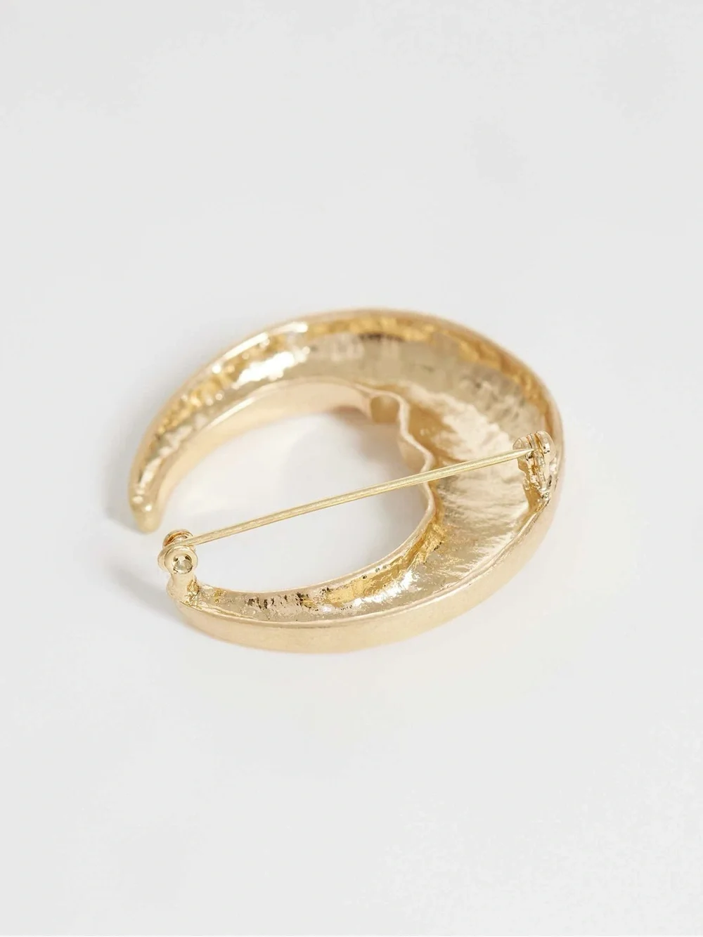 New🌟Gold Crescent Moon Statement Earring - Unbranded
